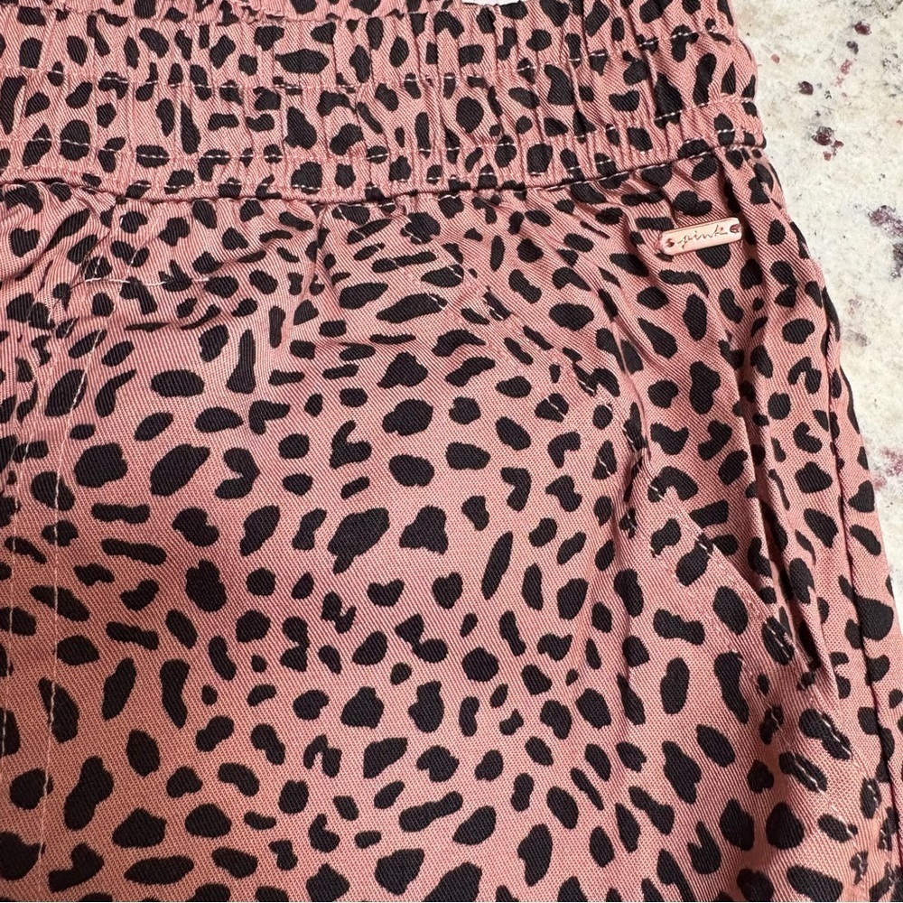 Victoria Secret Pink Easy Lightweight Joggers Leopard Pants Size L Large - Picture 9 of 9